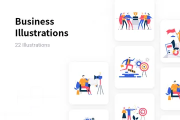 Entreprise Pack d'Illustrations