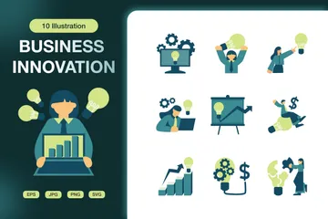 Innovation commerciale Pack d'Illustrations