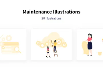 Entretien Pack d'Illustrations