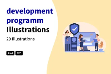 Entwicklungsprogramm Illustrationspack