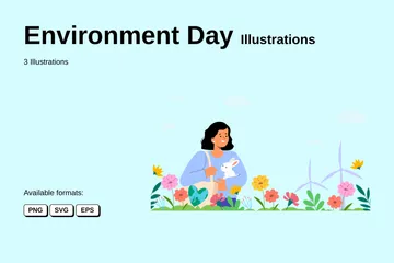 Environment Day Illustration Pack