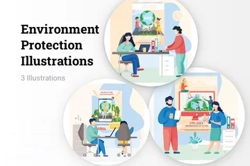 Environment Protection Illustration Pack