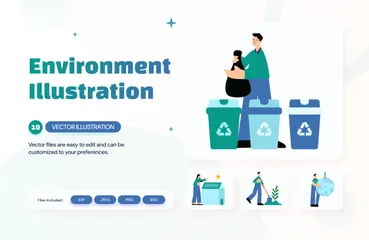 Environnement Pack d'Illustrations