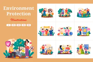 Protection de l'environnement Pack d'Illustrations