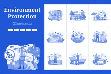 Protection de l'environnement Pack d'Illustrations