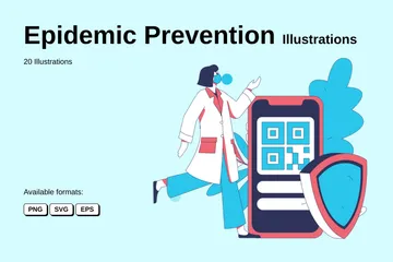 Epidemic Prevention Illustration Pack