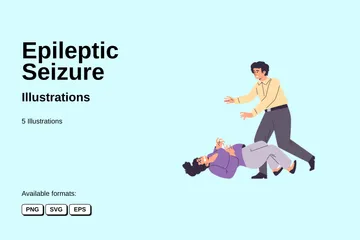 Epileptic Seizure Illustration Pack