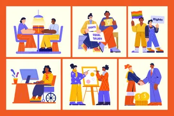 Equality Illustration Pack