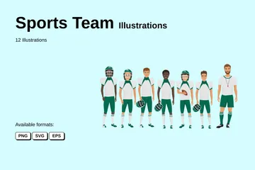 Équipe de sport Pack d'Illustrations