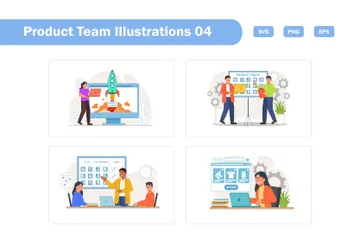 Equipo de producto Illustration Pack