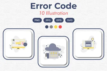 Error Code Illustration Pack