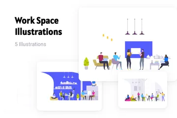 Espace de travail Pack d'Illustrations