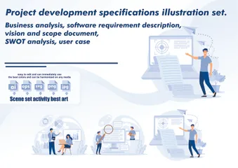 Especificaciones de desarrollo del proyecto Paquete de Ilustraciones