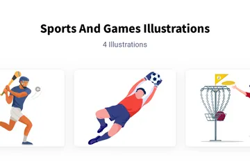 Esportes e jogos Pacote de Ilustrações