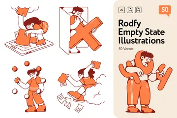 Estado vacío Ilustración Pack