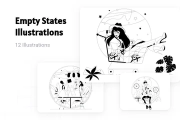 Estados vacíos Paquete de Ilustraciones
