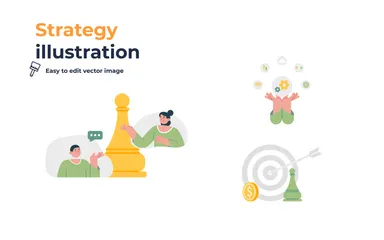 Estrategia Illustration Pack