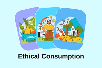 Ethical Consumption Illustration Pack