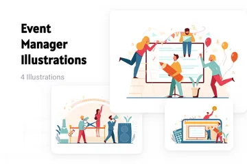 Event Manager Illustrationspack