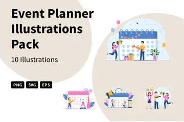 Event Planner Illustration Pack