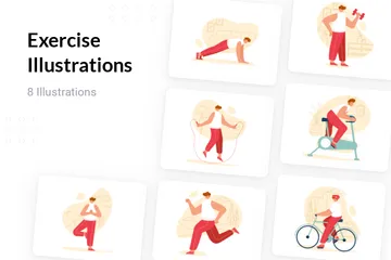 Exercise Illustration Pack