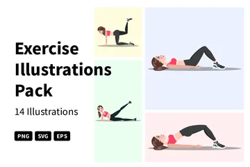 Exercise Illustration Pack