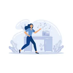 Exercise At Home Illustration Pack