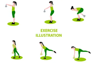 Exercise Illustration Pack