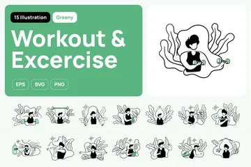 Exercise Illustration Pack