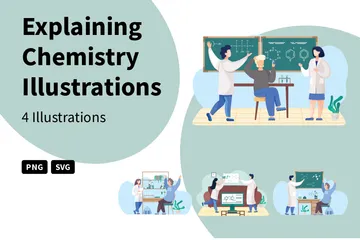 Explaining Chemistry Illustration Pack
