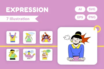 Expression Illustration Pack