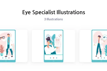 Eye Specialist Illustration Pack