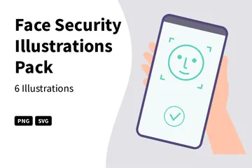 Face Security Illustration Pack