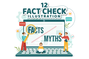 Fact Check Illustration Pack