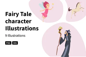 Fairy Tale Character Illustration Pack