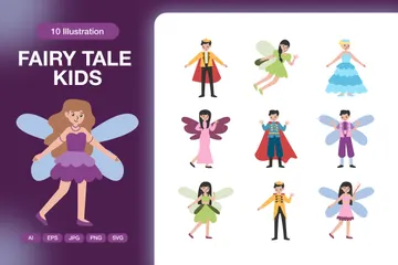 Fairy Tale Kids Illustration Pack