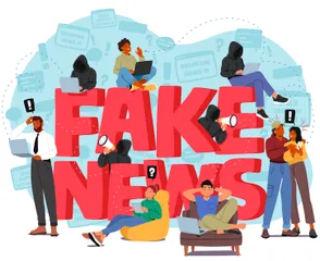 Fake News Illustration Pack