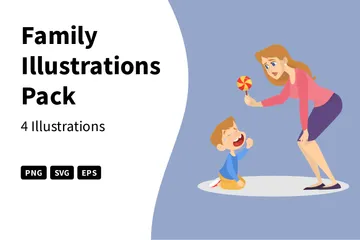 Famille Pack d'Illustrations