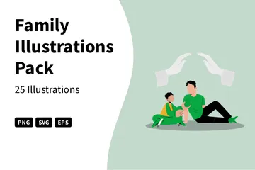 Famille Pack d'Illustrations