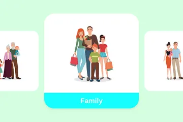 Famille Pack d'Illustrations