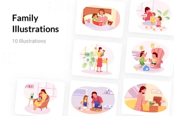 Family Illustration Pack