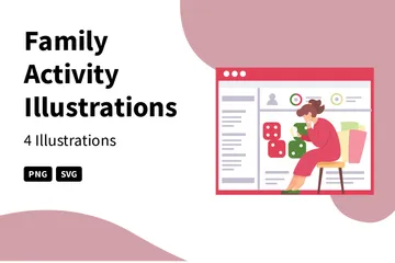 Family Activity Illustration Pack