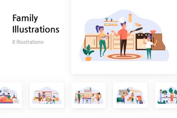 Family Illustration Pack