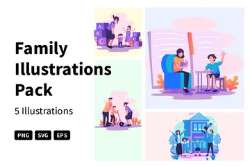 Family Illustration Pack