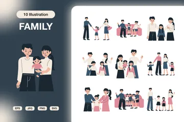 Family Illustration Pack