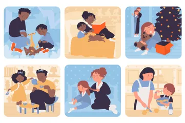 Family Illustration Pack