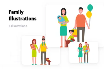 Family Illustration Pack