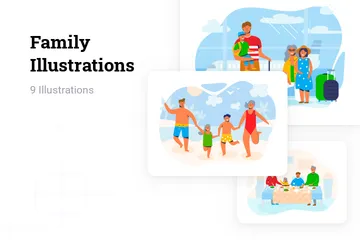 Family Illustration Pack