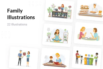 Family Illustration Pack