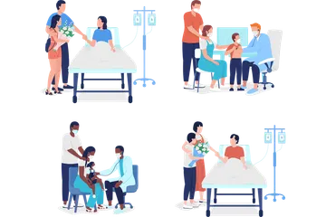 Family Medical Illustration Pack